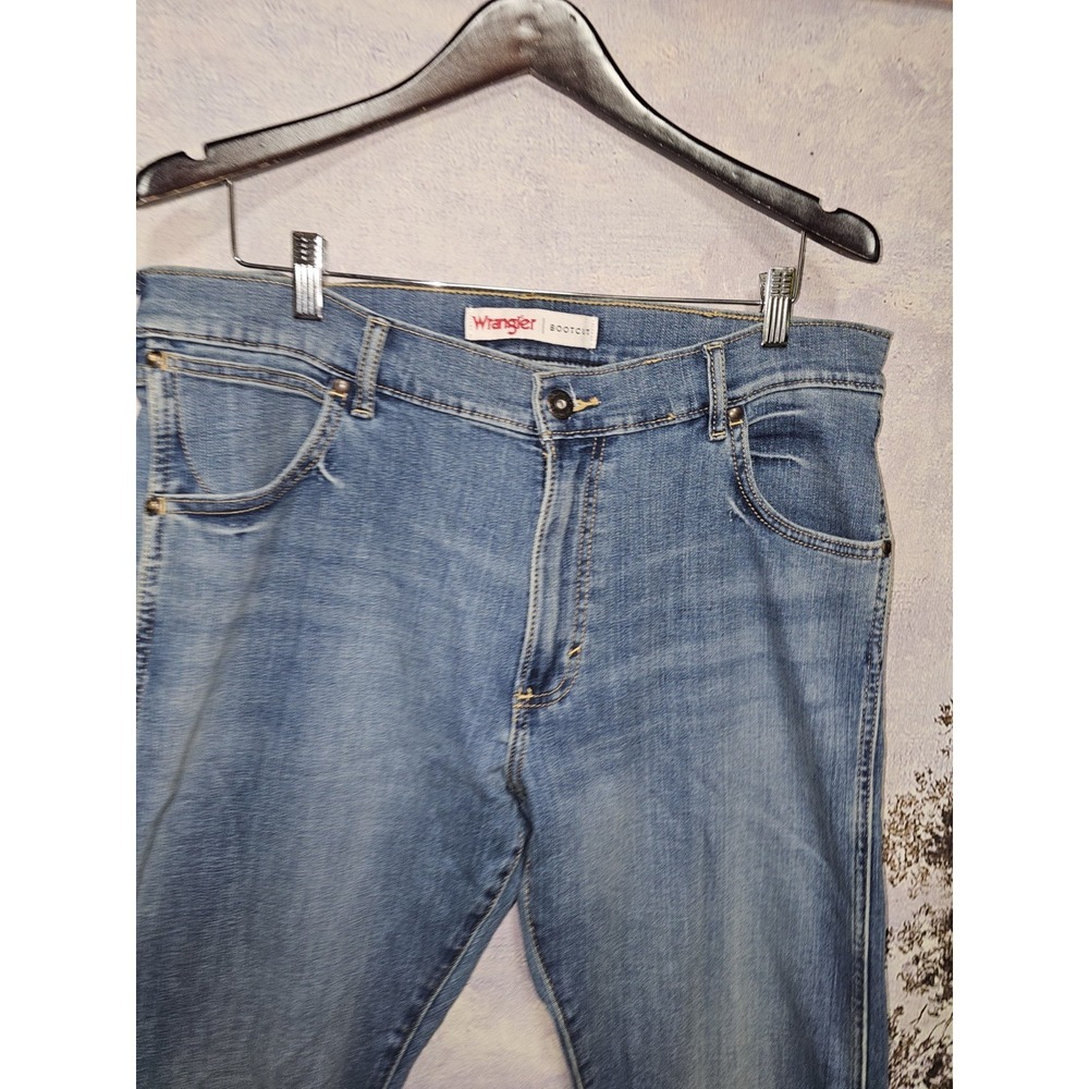 Wrangler Cowboy Cut Western Jeans Mens 38x34 Bootcut Denim Ranch Rodeo Work - Picture 6 of 12